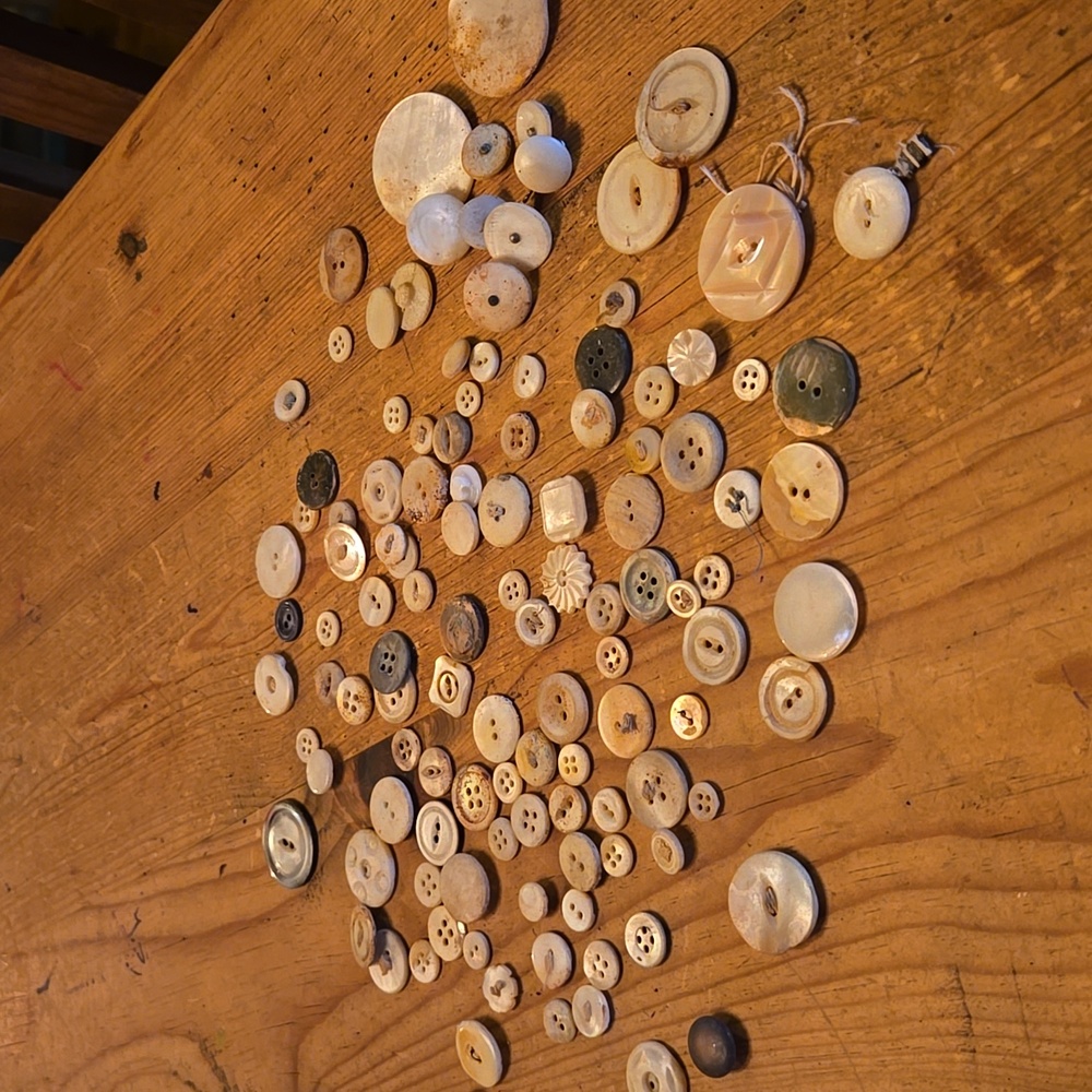 Antique buttons 104 total